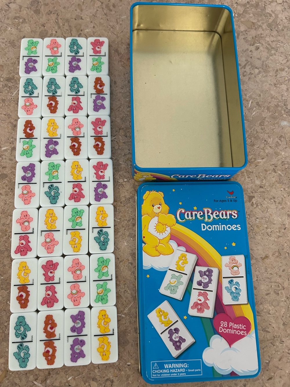 2004 CareBears Dominoes Set